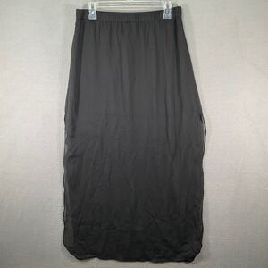 Express Black Maxi Skirt Womens Medium Elastic Waist Long Skirt